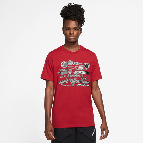 

Jordan Mens Jordan Brand GFX Crew 4 - Mens Gym Red/Black Size XXL