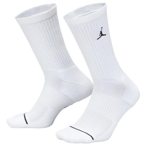 Jordan Every Day Cushioned Crew 3 Pack Socks - Jordan White/Black