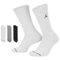 Jordan Every Day Cushioned Crew 3 Pack Socks - Jordan Grey/Black