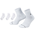 Jordan Every Day Cushioned Ankle 3 Pack - Jordan Black/White