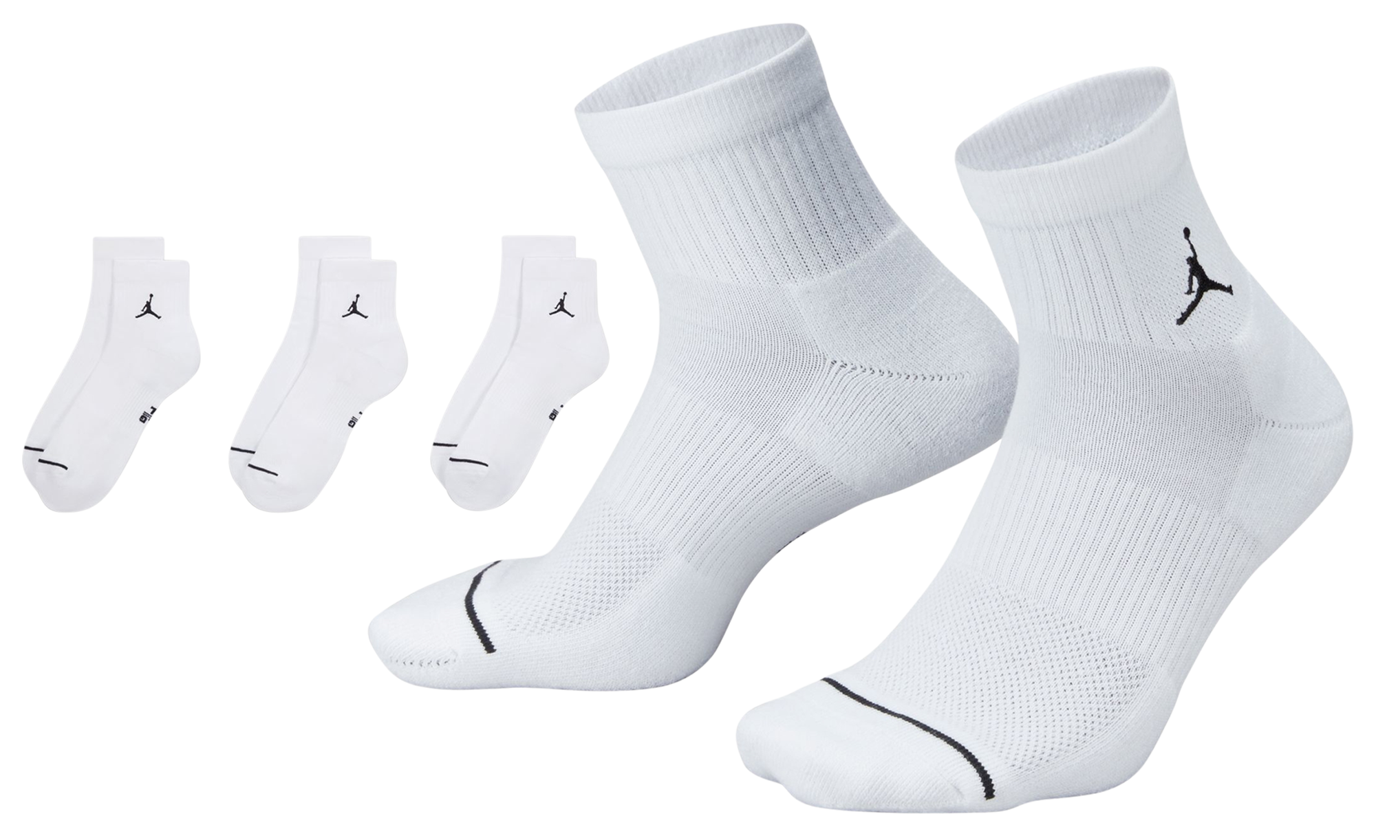 Jordan Every Day Cushioned Ankle 3 Pack - Men's