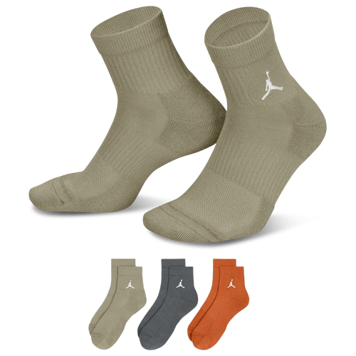 MENS - Jordan Every Day Cushioned Ankle 3 Pack - Starfish/Tan