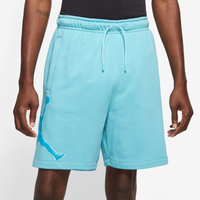 Blue and yellow jordan shorts sales