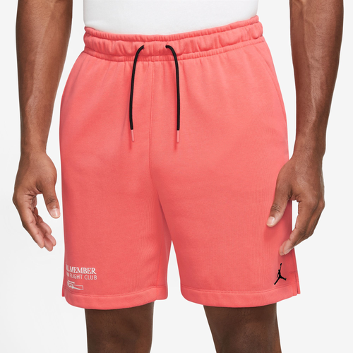 

Jordan Mens Jordan MVP Fleece LBR Shorts F2 - Mens Magic Ember/White Size S