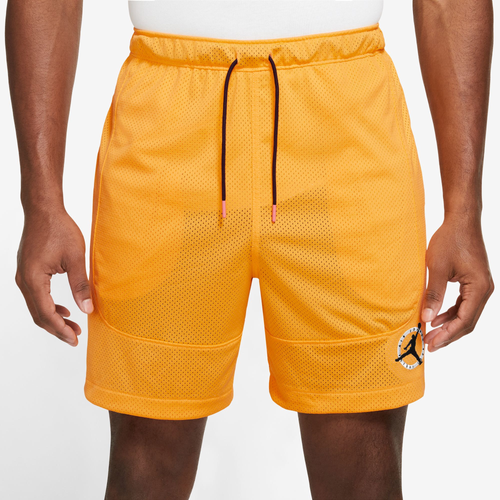Jordan Mens  Essential Fleece Shorts In Yellow/yellow