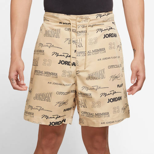 Jordan Mens  Mvp Statement Woven Shorts In Wheat/wheat