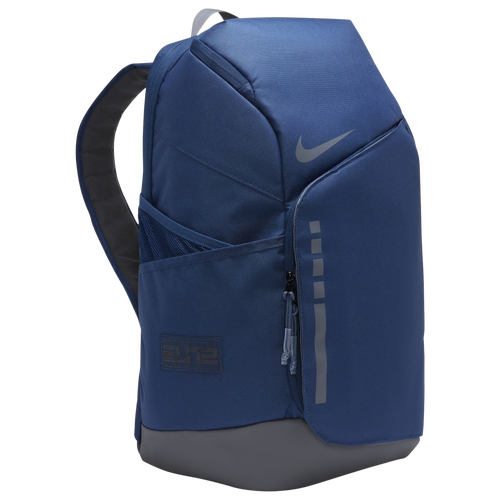 Shop Nike Hoops Elite Backpack In Midnight Navy/iron Gray