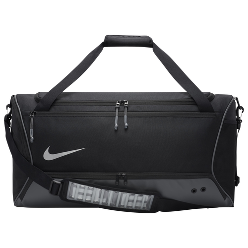 

Nike Mens Nike Hoops Elite Duffle - Mens Metallic Silver/Black/Iron Grey Size One Size