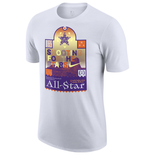 

Jordan Mens Jordan All Star Weekend CTS T-Shirt - Mens White/Multi Size L