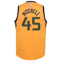 Boys' Grade School - Jordan NBA Statement Swingman Jersey - Yellow/White