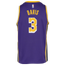 Jordan Lakers Statement Swingman Jersey - Boys' Grade School Purple/White