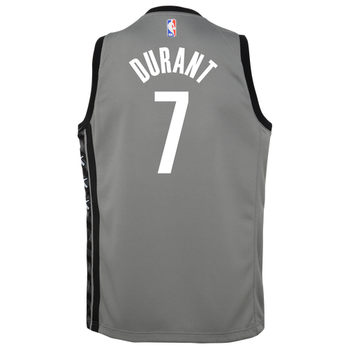 

Jordan Boys Kevin Durant Jordan Nets Statement Swingman Jersey - Boys' Grade School Black/Grey Size M