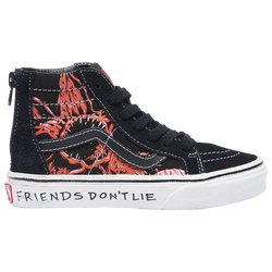 Boys' Grade School - Vans x Stranger Things Sk8-Hi Reissue - Black/Red