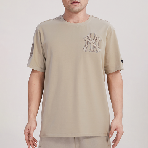 

Pro Standard Mens Pro Standard Yankees Tonal SJ T-Shirt - Mens Taupe Size XL