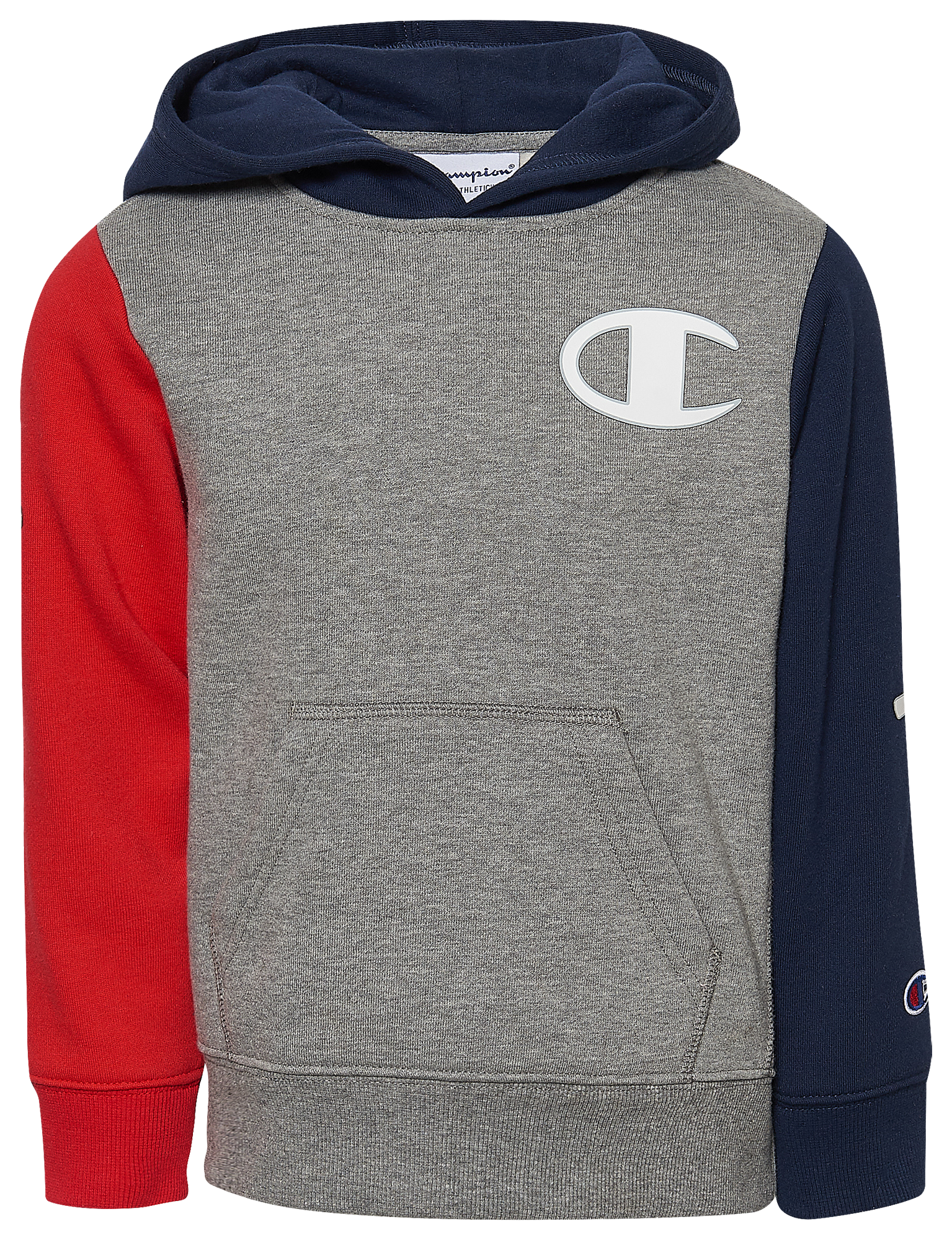 champion reverse weave heather grey hoodie