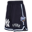 Pro Standard Yankees Team Logo Short - Men's Navy/Navy