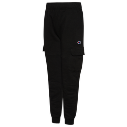 Girls' Grade School - Champion Solid Cargo Jogger - Black/Black
