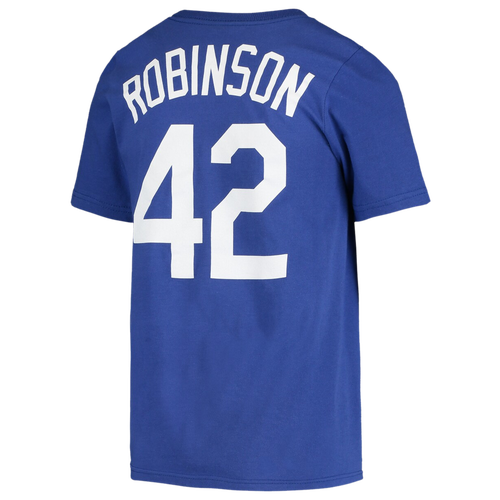 

Nike Boys Jackie Robinson Nike Dodgers Player Name & Number T-Shirt - Boys' Grade School Royal Size M