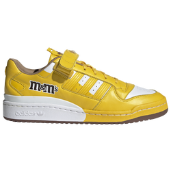 Boys' Grade School - adidas Forum Lo X M&M - Yellow/White