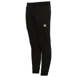 Boys' Grade School - Champion Reverse Weave Fleece Jogger - Black/White