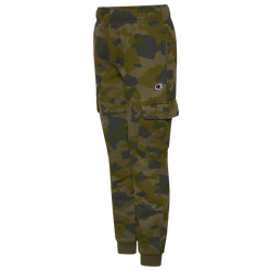 Boys' Grade School - Champion Fashion Camo Cargo Jogger - Green/Brown