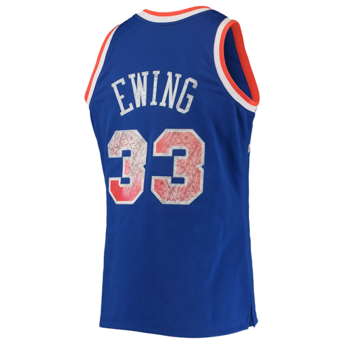 

Mitchell & Ness Mens Patrick Ewing Mitchell & Ness Knicks 75th Anniversary Jersey - Mens Blue/Blue Size L