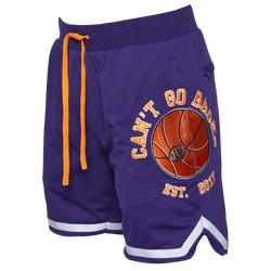 Men's - Y.A.N.G Cant Go Broke Mesh Shorts - Purple/Multi