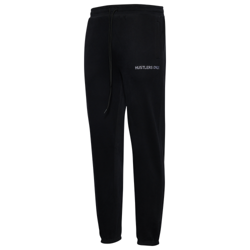 

Y.A.N.G Mens Y.A.N.G Hustlers Only Pants - Mens Black/White Size M