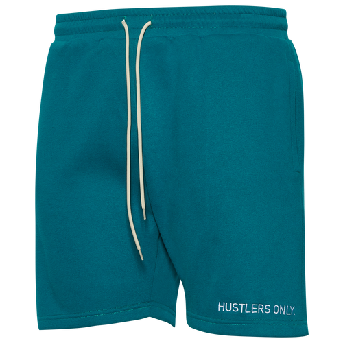 Y.a.n.g Mens  Hustlers Only Shorts In Green/white