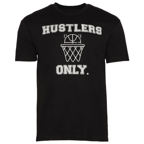 

Y.A.N.G Mens Y.A.N.G Hustlers Only T-Shirt - Mens White/Black Size XL