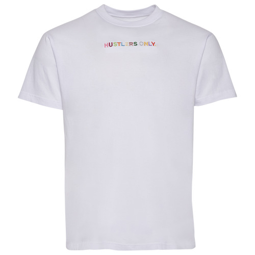 

Y.A.N.G Mens Y.A.N.G Hustlers Only T-Shirt - Mens White/Multi Size XL