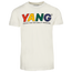 Y.A.N.G Colorblock Logo T-Shirt - Men's Beige/Multi