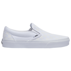 Girls' Grade School - Vans Classic Slip On - White