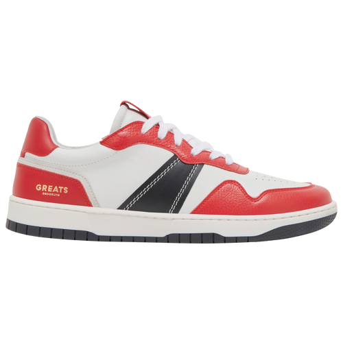 

GREATS Mens GREATS Stuylux - Mens Running Shoes Red/White Size 10.5