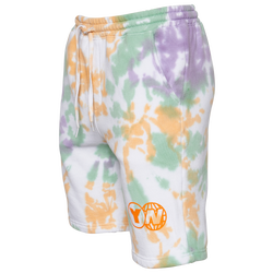 Men's - Yesterday's News Broadcast Tie Dye Shorts - White/Multi