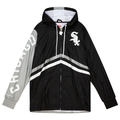 

Mitchell & Ness Mens Chicago White Sox Mitchell & Ness White Sox Undeniable Windbreaker - Mens Black/Grey/Black Size XXL