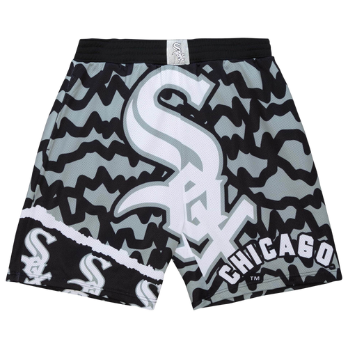 

Mitchell & Ness Mens Chicago White Sox Mitchell & Ness White Sox Jumbotron Shorts - Mens Black Size L
