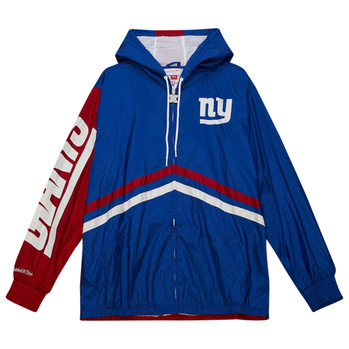 Mitchell & Ness Mens New York Giants  Giants Undeniable Windbreaker In Royal/red/royal