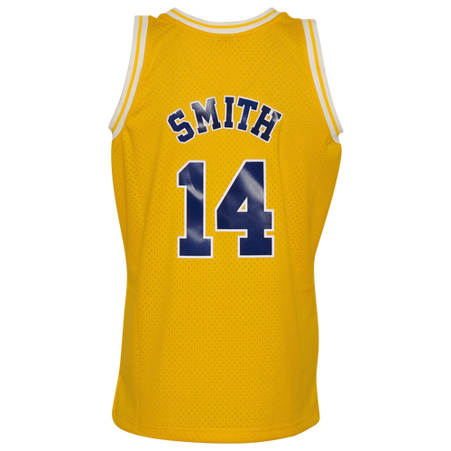 

Mitchell & Ness Mens Mitchell & Ness Bel Air Jersey - Mens Yellow/Navy Size S