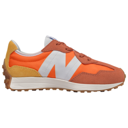 Boys' Grade School - New Balance 327 - Orange/Aspen/White