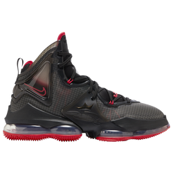 Men's - Nike LeBron XIX - Black/Black/University Red
