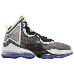 Men's - Nike LeBron XIX - Black/University Gold/Game Royal