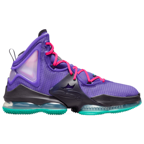 

Nike Mens Nike LeBron XIX - Mens Basketball Shoes Red/Pink/Purple Size 8.0
