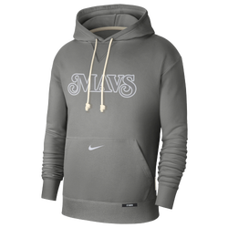 Men's - Nike Mavericks Dri-FIT Standard Issue Hoodie CTS CE - Grey/Grey