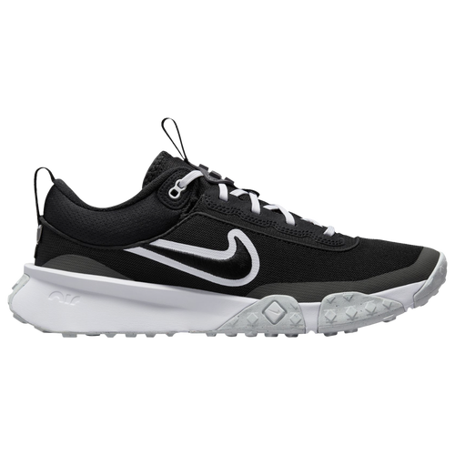

Nike Mens Nike Air Diamond Varsity Turf - Mens Baseball Shoes Black/White/Iron Grey Size 09.0