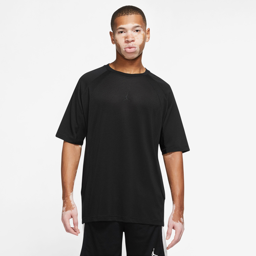 

Jordan Mens Jordan Dri-FIT Sport Statement Short Sleeve Top - Mens Black/Black Size M