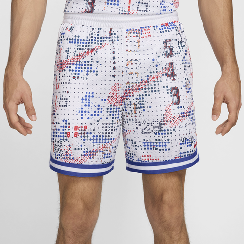 

Nike Mens Nike Dri-FIT DNA 6" Printed NAOS Shorts - Mens White/Red Size L