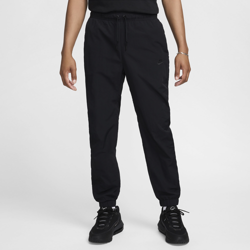 

Nike Mens Nike Tech Woven Straight Leg Pants - Mens Black/Black Size L