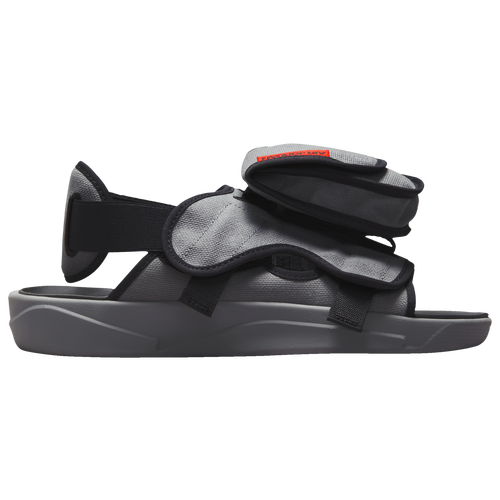 Jordan Ls Slide Sandal In Smoke Gray/univ Red/black
