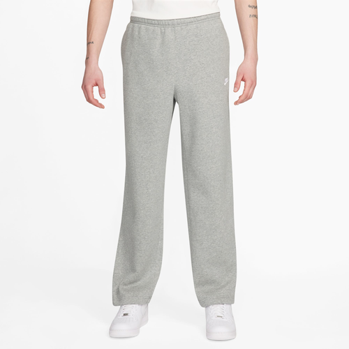 

Nike Mens Nike Club BB Fleece Bungee Pants - Mens Grey/Grey Size S